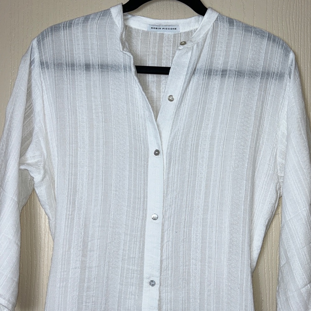 Robin Piccone Button Down Summer Dress - Picture 3 of 7